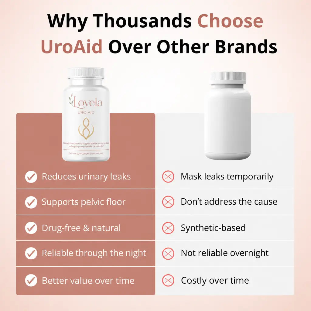 UroAid - Naturally Improves Bladder Leaks, Urgency and Nighttime Bathroom Trips